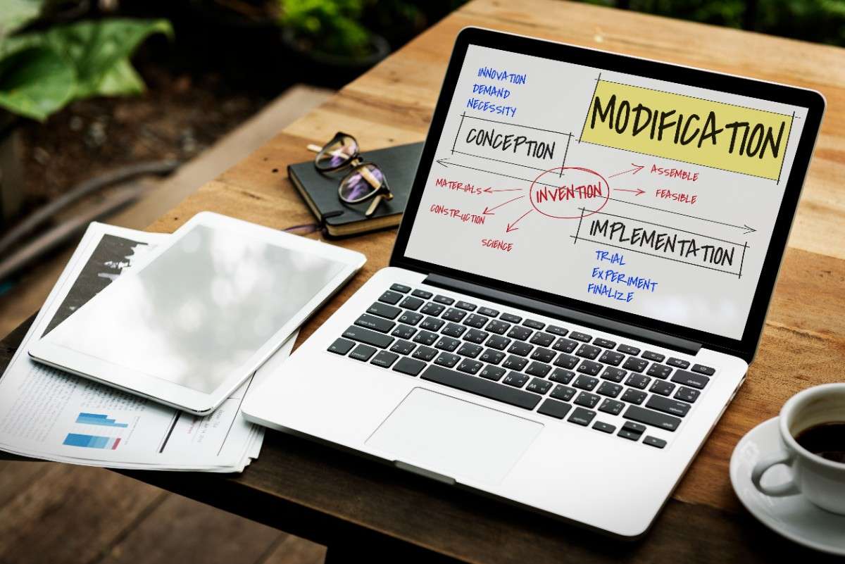 Content strategy plan with keywords and calendar showing planning process